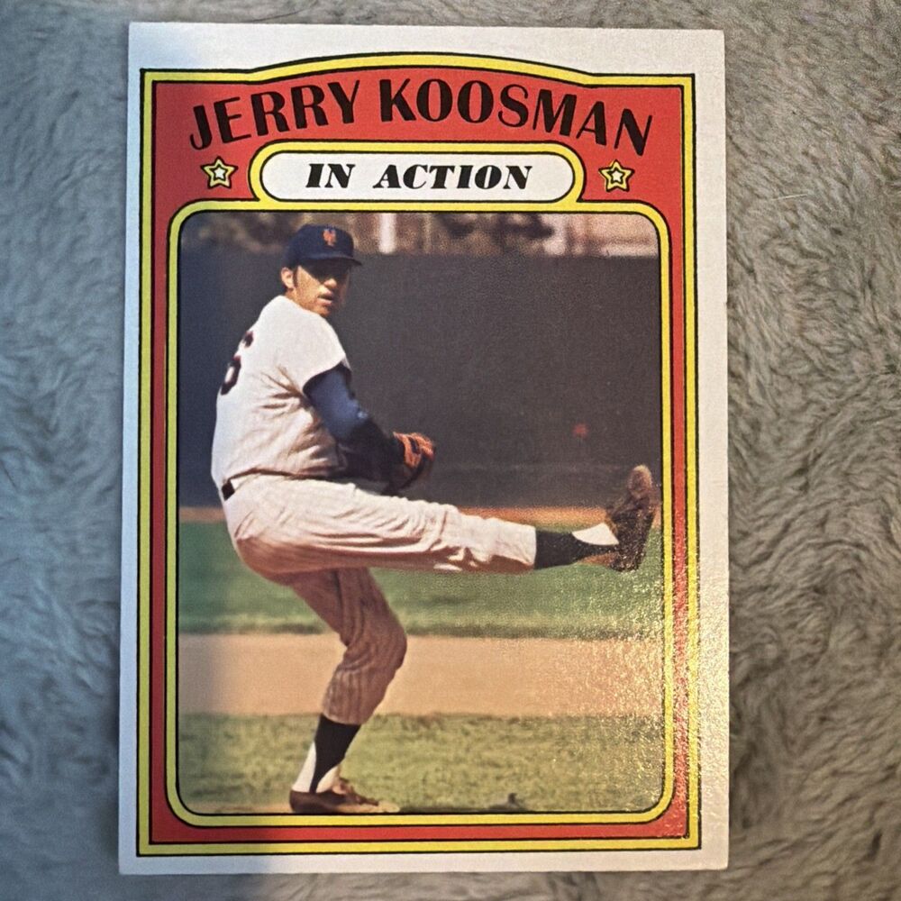 1972 Topps - High # Jerry Koosman #698 In Action
